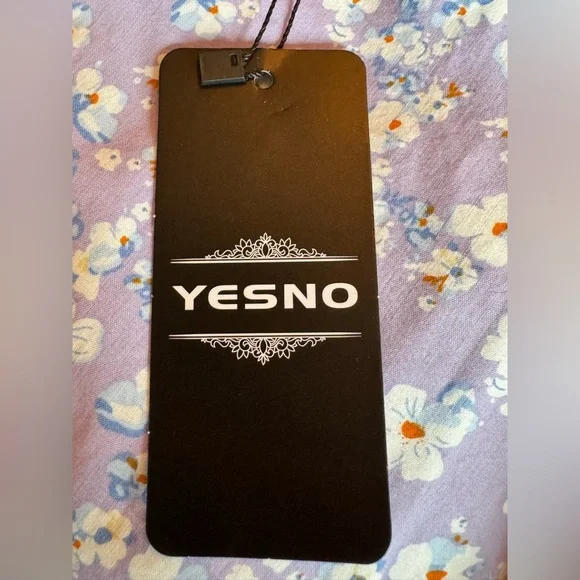 Yesno Lilac Floral Short-Sleeve Flowy Maxi Dress - Casual Women’s Dress 2X - Picture 7 of 8